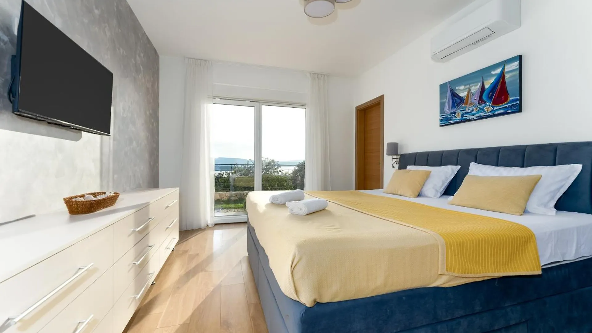 Luxury Villa With A Pool, Panoramic Sea View, Beach - By Traveler Tourist Agency Krk Id 2406 Sveti Vid-Miholjice Croatia