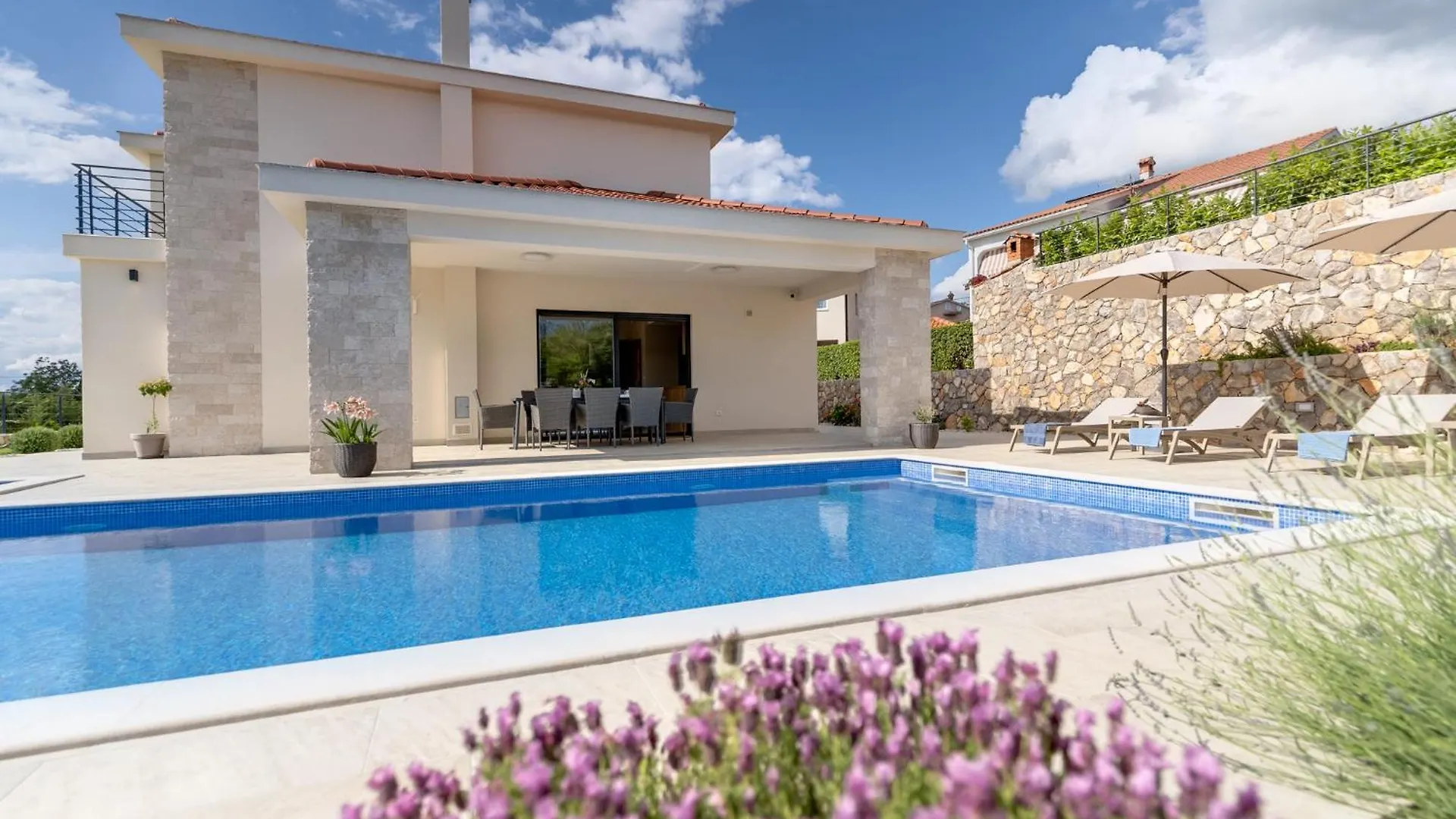 Luxury Villa With A Pool, Panoramic Sea View, Beach - By Traveler Tourist Agency Krk Id 2406 Sveti Vid-Miholjice